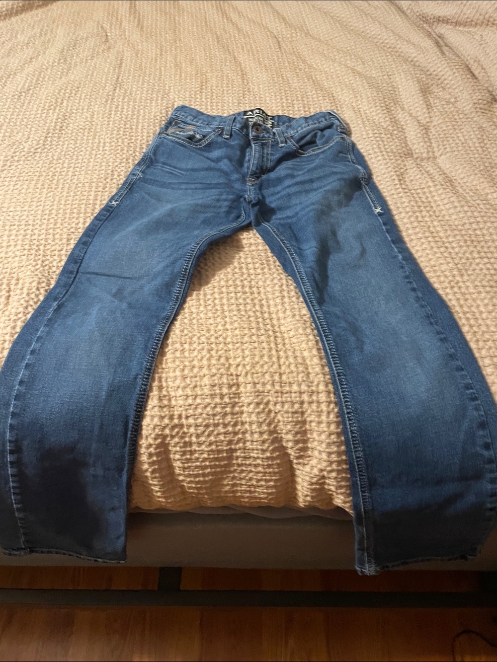 Ariat Modern Slim Leg Jeans in Denim Blue - Picture 2 of 5